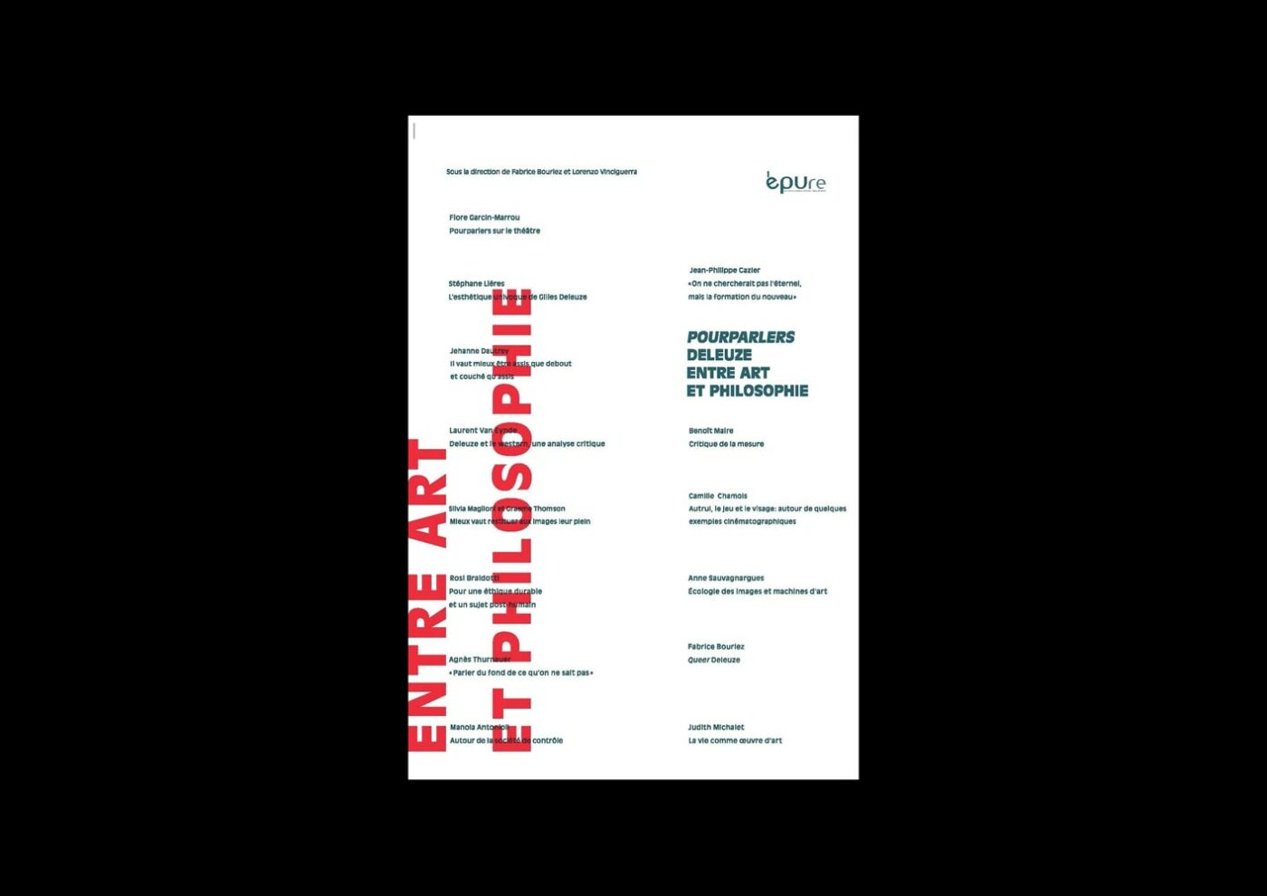 Pourparlers Deleuze - couverture