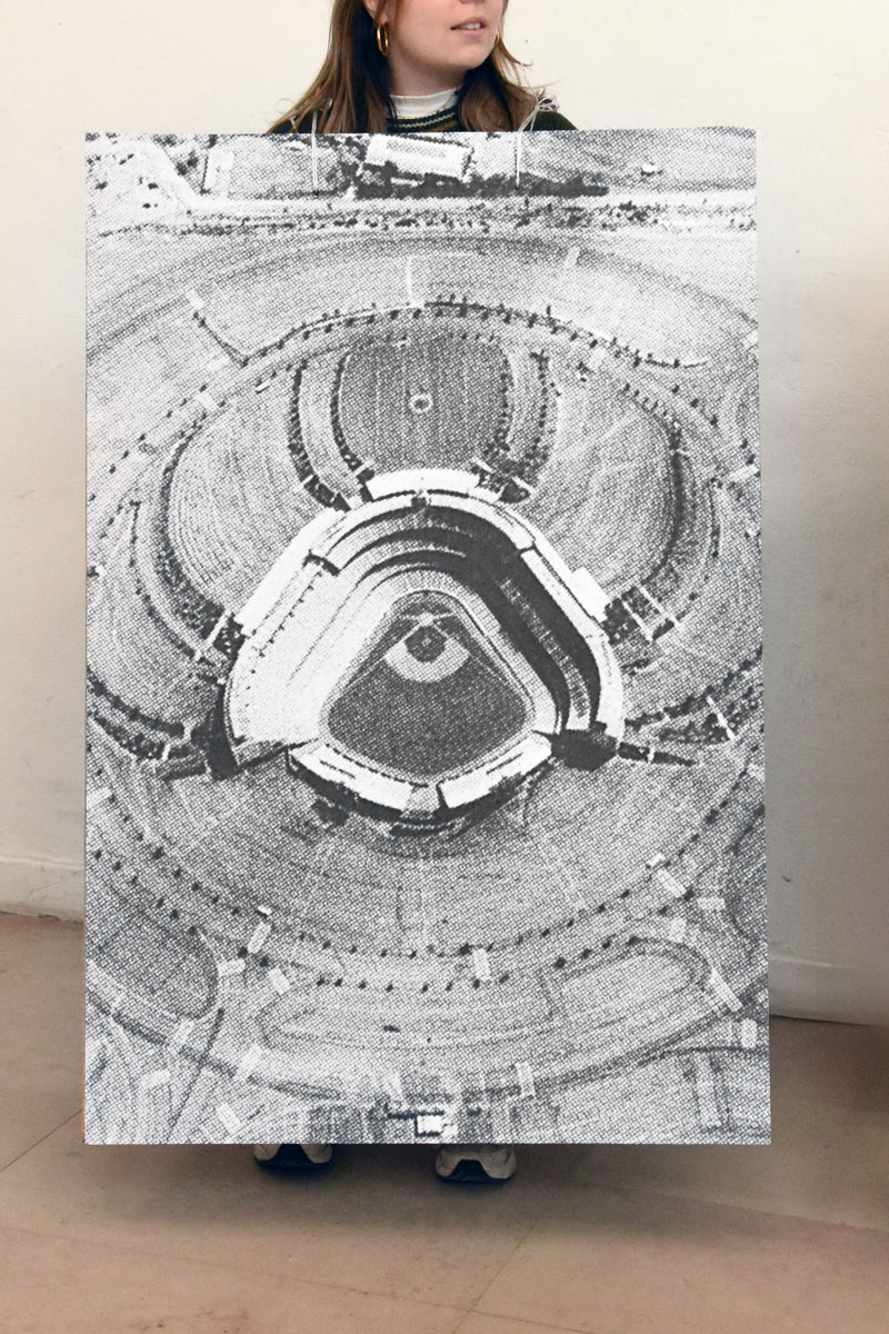 Human-billboard - projet de design graphique, 2e année, ESAD de Reims