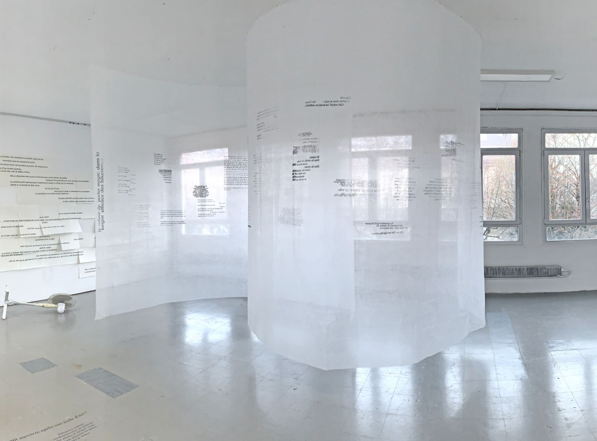 atelier rendre public - Ash Georges - ÉSAD de Reims