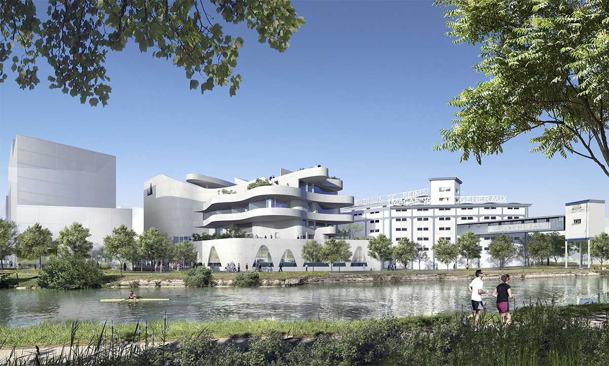 bâtiment de l'ÉSAD de Reims - crédit Jean-Pierre-Lott